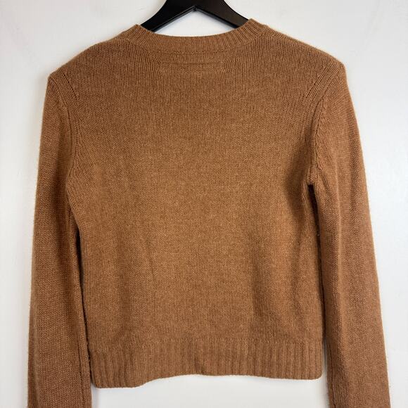 Enza Costa 100% Cashmere Knit Sweater Tan Brown - XS - Picture 8 of 10